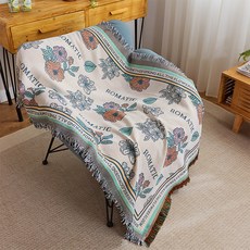 Ttabongoppa 法式花卉露營單人地毯墊 JNHA1904, 混合色