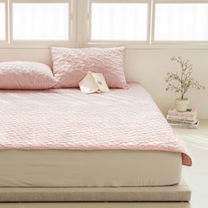 더자리 향균 데일리 믹스 스프레드 베개세트, 밀키핑크