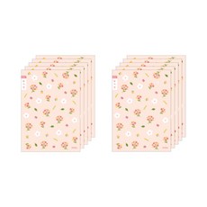 ibis 女童用 國小3~6年級 窄格日記本 11602, 10個, 花朵圖案