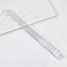 탑피아 노트 악세사리 A5 8공, 투명, 3개