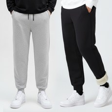 Man in Mode 男性超柔絨毛運動訓練束口褲 2件組 JY041