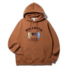 ALVINCLO Roll With小熊寬鬆帽T AVH954