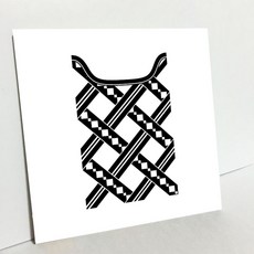 HTP 傳統圖案瓷磚 網格紋 公山城 臨流閣 椽木 K0910 8886, 1個