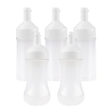 Inbloom 榨油醬汁瓶白色 250ml 3p + 多用途醬汁瓶白色 350ml 2p 套組, 1套