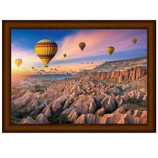 30 乘坐熱氣球拼圖 PK2000-3315, 混合色, 2000件, 1個