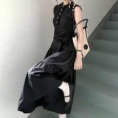 페이퍼먼츠 르넬 나시 롱 플레어 러블리 원피스 10829 빅사이즈 포함