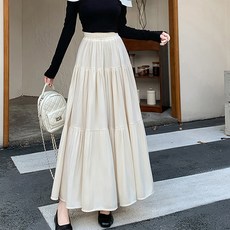 POPLARNC 女款Lanitrin層次長裙 P25WSK091111