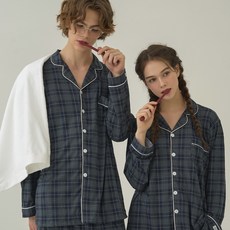 DOSSY 情侶用 Sofkin 長袖睡衣 2件組 D-9914