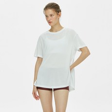 mulawear 女款素色開衩短袖上衣 MWSCTS762