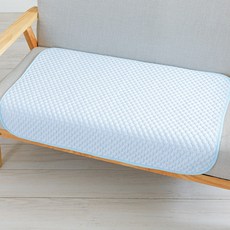 PASTEL PET 寵物彩色壓花網眼墊, 1個, 藍色