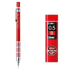 Pentel 飛龍文具 Graph 1000 CS 自動鉛筆 + Ain Stein B 筆芯 0.5mm 套組, 1組