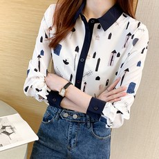 LUNA GIRL Mi-line 圖案襯衫