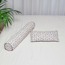 ahtty blanc 嬰兒用枕頭 + 身體枕套組, 紫色花朵