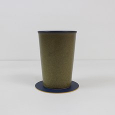 DALSOGEUM 黑色雙色啤酒杯 黃色, 1個