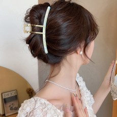 비비뮤아 슬림 롱라운드 클래식 헤어집게핀 HR1047