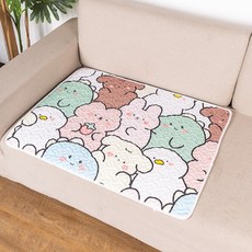 데이소이 고양이 애니멀 사계절 방석 매트, 06우글우글, 1개