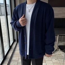 Mecita 寬鬆版羅紋針織開襟衫