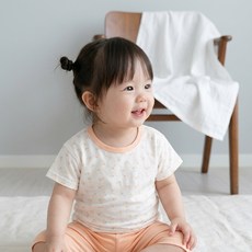 Bebeniz 嬰幼兒涼感棉圖案短袖T恤