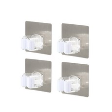 주방 청소 도구걸이, 화이트, 4개