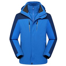 男款戶外兩件分離式防風防水登山外套 JY268