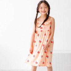 마벨슈슈 여아용 딸기쨈 래빗 쿨 냉감 끈 원피스