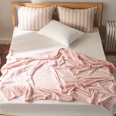 鋼材超細纖維床罩兼毛毯, 粉色的