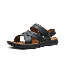 ELCANTO 男士牛皮綁帶涼鞋 2.5cm LCMW82M126