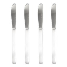 HAEMO Willive Pino 不鏽鋼餐具主餐刀, 銀色, 4個