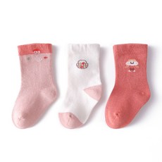 하라로이 여아용 빨간 망토 양말 3종 세트