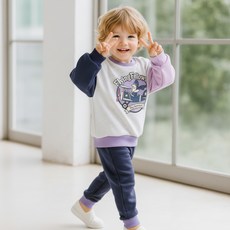 삼소니 아동용 기모윙즈 등원복 상하의 세트