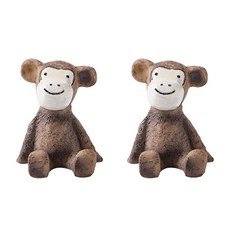 조이앤조이 핸드폰 거치 전원코드 보관 후크, 원숭이, 2개