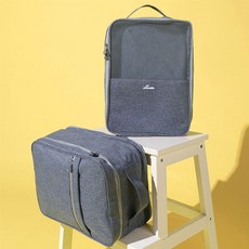 Licata 旅行鞋袋 鞋子收納包 D34303, 1個, 灰色