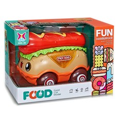 조이키즈 보이스 체인저 고고씽 빅버거 풀백 미니카, MY HOT DOG, 1개