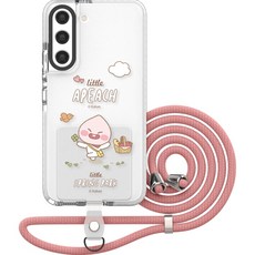 리틀카카오프렌즈 스프링 파크 스마트 탭 목걸이 투명라인 휴대폰 케이스