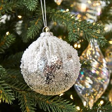Modern House Raffinila 物件裝飾品, 雪花銀球, 8cm, 1個