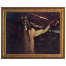 이요한 화백 캔버스 성화 25 운명하시다 2, 골드2