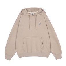 WHO.A.U 小熊刺繡寬鬆連帽上衣 WHMHC2201U