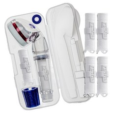 Dewbell 旅行用維他命蓮蓬頭過濾器 + 沉澱物過濾芯 4個, 多汁葡萄柚, 1組