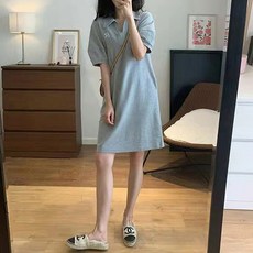 포플러앤씨 문트 카라 원피스 빅사이즈 포함