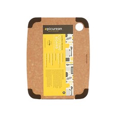Epicurean 矽膠邊防滑砧板, M 228 x 292 x 6mm, 木頭色, 1個