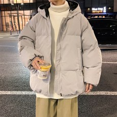 MarketA 男士休閒時尚簡約羽絨外套
