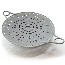 矽膠蒸盤 灰色, 33.5 x 23 x 4 厘米, 1個
