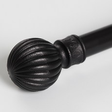 SERYUHOME 經典窗簾桿 25mm, 黑色