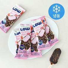 해태아이스 로우슈거데이 딸기 아이스크림 (냉동), 6개, 1개입, 90ml