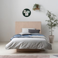 리바트 멜바 프레임 일반형 침대 프레임 단품 방문설치, 라이트 오크