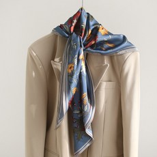 바비수 라플라 꽃 삼각 스카프