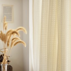 Falling Love 蕾絲窗簾, 自然風