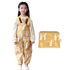 bebe chouette 孩童滑雪用防水吊帶褲+收納袋