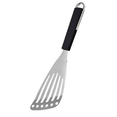 GENIAL SWANBLACK 鍋鏟 中, 不鏽鋼銀 + 黑色, 1個