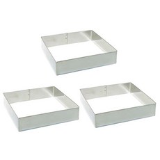 TAE KWANG 方形蛋糕模具 3號 高 5cm, 3個